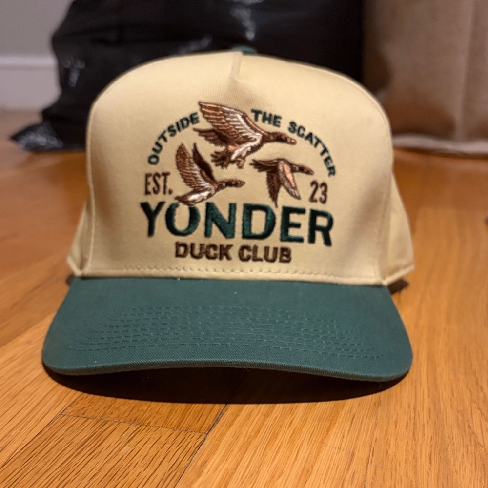 Duck Club Tan and Green Hat